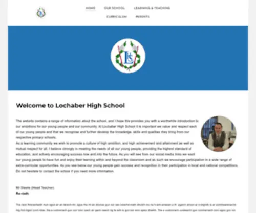 Lochaberhigh.org(Lochaber High School) Screenshot
