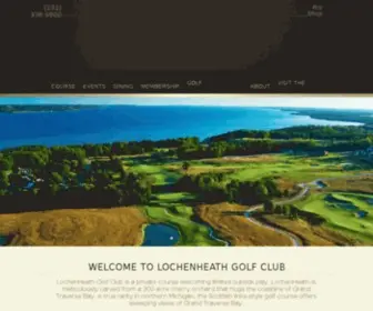 Lochenheath.com(LochenHeath Golf Club) Screenshot