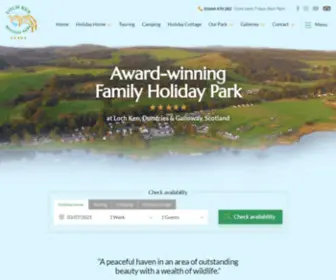 Lochkenholidaypark.co.uk(Accommodation on Loch Ken) Screenshot