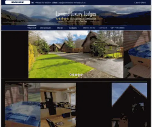 Lochlomond-Holidays.co.uk(Luxury holiday lodges & pods with hot tubs Loch Lomond) Screenshot