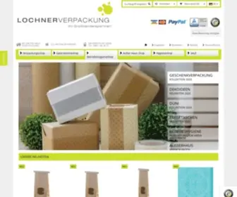 Lochner-Verpackung.de(Große Auswahl an Servietten Geschenkpapier bestellen) Screenshot