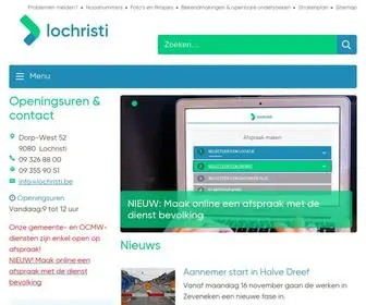 Lochristi.be(Gemeente Lochristi) Screenshot