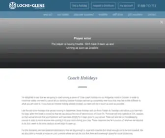 Lochsandglens.com(Coach Holidays to Scotland) Screenshot
