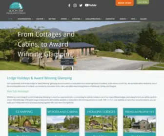 Lochtay-Vacations.co.uk(Loch Tay Highland Lodges) Screenshot