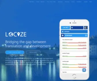 Locize.com(Localization & translation management platform) Screenshot