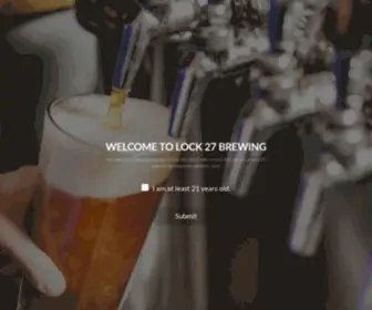 Lock27Brewing.com(Lock 27 Brewing) Screenshot