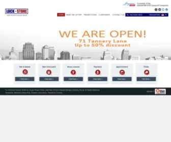 Lockandstore.com(Self Storage Space for Rent in Singapore) Screenshot