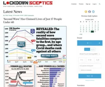 Lockdownsceptics.org(The Daily Sceptic) Screenshot