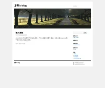 Lockecity.com(才哥's blog) Screenshot