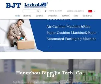 Lockedair.com(Protective Packaging Machine &amp; Material) Screenshot