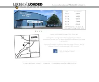 Lockedandloadedstorage.com(Locked & Loaded Storage) Screenshot