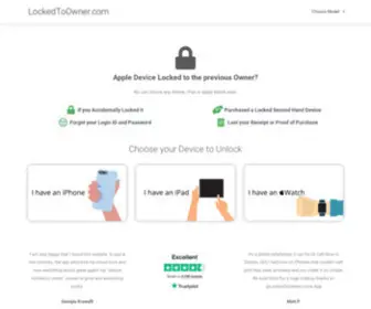 Lockedtoowner.com(We Fix iPhone Locked to Owner & Activation Lock) Screenshot