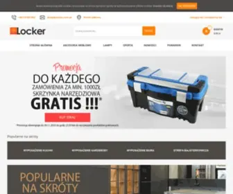 Locker.com.pl(Sklep z akcesoriami meblowymi. W ofercie posiadamy produkty takich producentów jak) Screenshot