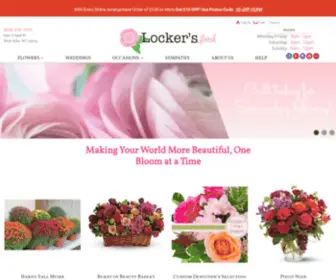 Lockersflorist.com(West Allis Florist) Screenshot