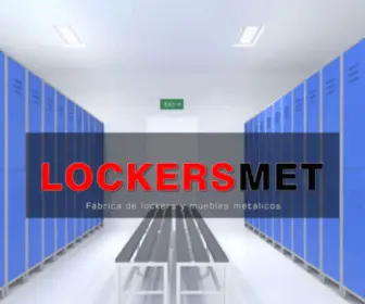 Lockersmet.com(Fabrica de Lockers y muebles metálicos) Screenshot