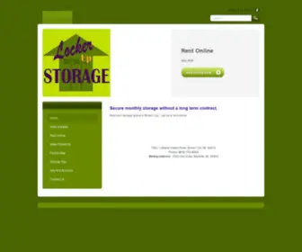 Lockerupstorage.com(Locker Up Storage) Screenshot