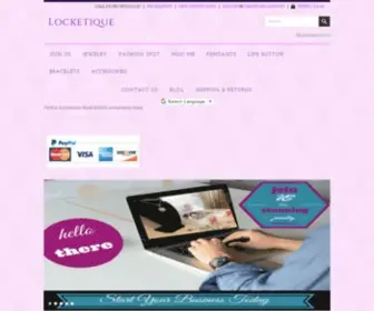 Locketique.com(Locketique) Screenshot