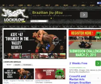 Lockflow.com(MMA News and Techniques) Screenshot