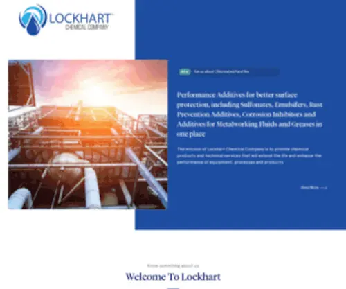 Lockhartchem.com(Technologies For Better Surface Protection) Screenshot