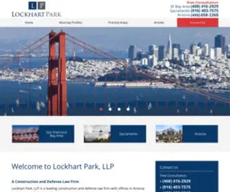 Lockhartpark.com(Northern California Construction Litigation Lawyer) Screenshot