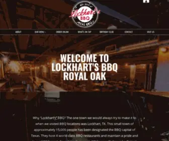 Lockhartsbbq.com(Lockhart's BBQ) Screenshot