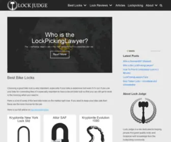 Lockjudge.com(Choosing a good bike lock) Screenshot