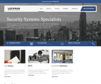 Lockmansecuritysystemsny.com(Lockman Security Systems) Screenshot