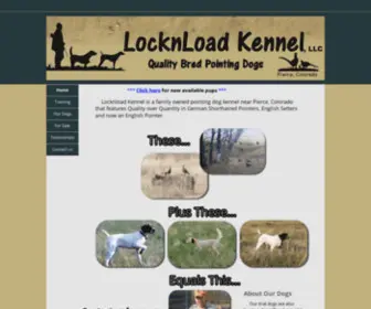 Locknloadkennels.com(Locknload Kennel) Screenshot