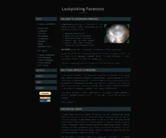 Lockpickingforensics.com(Lockpicking Forensics) Screenshot