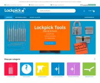 Lockpickwebwinkel.nl(Lockpick sets voor Nederlandse sloten. Ontvang zo snel mogelijk je lockpicks door te bestellen bij) Screenshot