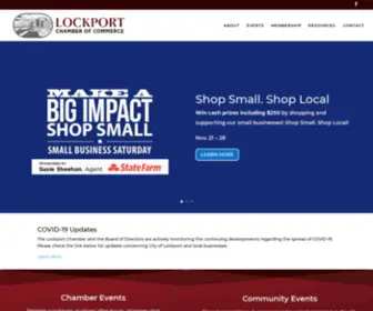 Lockportchamber.com(Lockport Chamber of Commerce) Screenshot