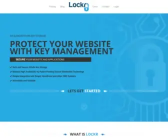 Lockr.io(Home) Screenshot