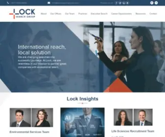 Locksearchgroup.com(With recruitment agencies across Canada) Screenshot