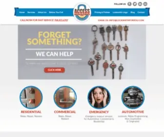 Locksmithforyou.com(Locksmith in Charlotte) Screenshot