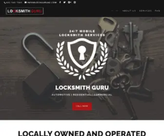 Locksmithguruaz.com(Hour Locksmith Company) Screenshot