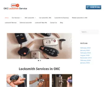 Locksmithinokc.com(Locksmith OKC) Screenshot