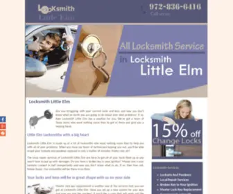 Locksmithlittleelm.com(Locksmith Little Elm) Screenshot