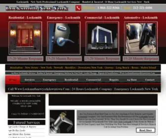 Locksmithnewyorkdowntown.com(Locksmith New York) Screenshot