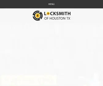 Locksmithofhoustontx.com(House and car lockout) Screenshot