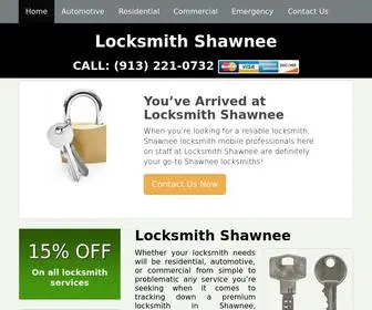 Locksmithshawnee.com(24/7 Emergency Locksmith Shawnee) Screenshot