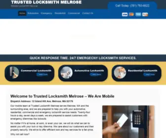 Locksmithsmelrose.com(Locksmith Melrose) Screenshot