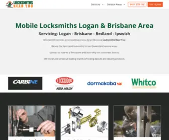 Locksmithsnearyou.com.au(24hr Mobile Locksmith Logan & Brisbane Area Locksmiths) Screenshot