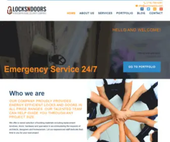 Locksndoors.com(Locks & Doors Company) Screenshot