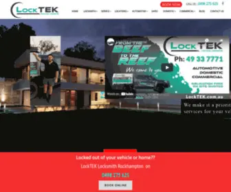 Locktek.com.au(Rockhampton and Yeppoon LockTEK Locksmith) Screenshot