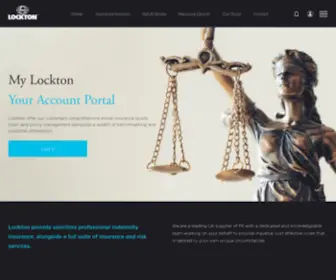 Locktonsolicitors.co.uk(Solicitors professional indemnity insurance and a comprehensive suite of business and risk management services) Screenshot