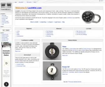 Lockwiki.com(Lockwiki) Screenshot