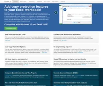 LockXls.com(Workbook Copy Protection) Screenshot