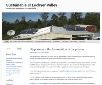 Lockyervalley.org(Sustainable @ Lockyer Valley) Screenshot