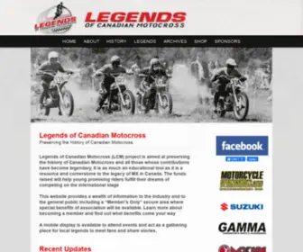 Locmx.com(Legends of Canadian Motocross) Screenshot