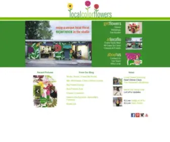 Locoflo.com(Local Color Flowers) Screenshot